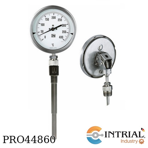 [TBE-2-2-C16-9A-8-C40+TWL-0000-N-GN4B-0] Bimetallic Thermometers