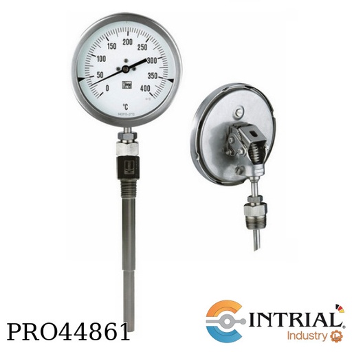 [TBE-2-2-C20-9A-8-C40+TWL-0000-N-GN4B-0] Bimetallic Thermometers