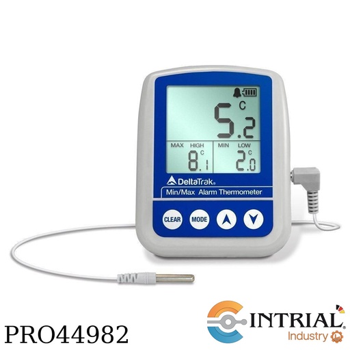 [12217] TERMÓMETRO DIGITAL DE ALARMA DELTATRAK -58°F to 158°F (-50°C to 70°C)