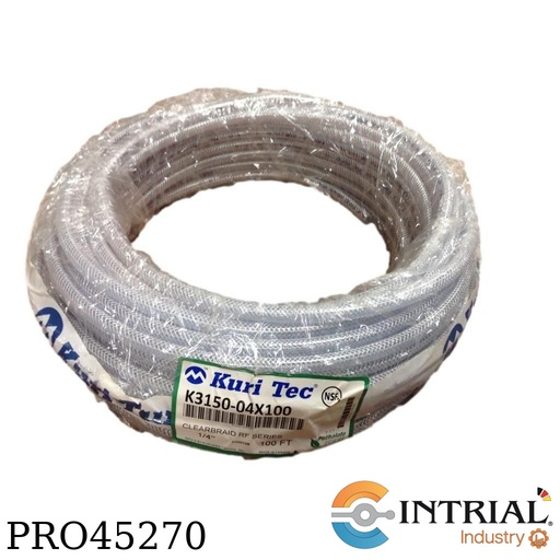 [0291A6862ACP001] TUBING. CLEAR BRAIDED .25 ID X .438 OD