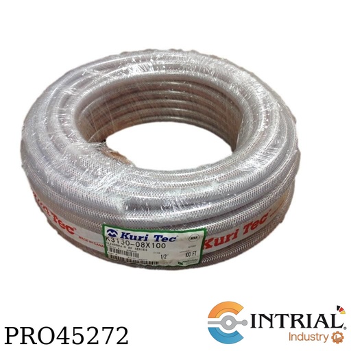 [0291A6862ACP002] TUBING, CLEAR BRAIDED, .38 ID X .594 OD
