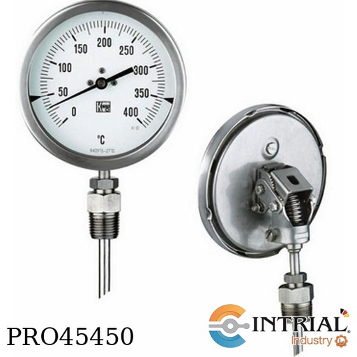 [TBE-2-1-D40-9A-8-C40-C01-153mm] Bimetallic Thermometers