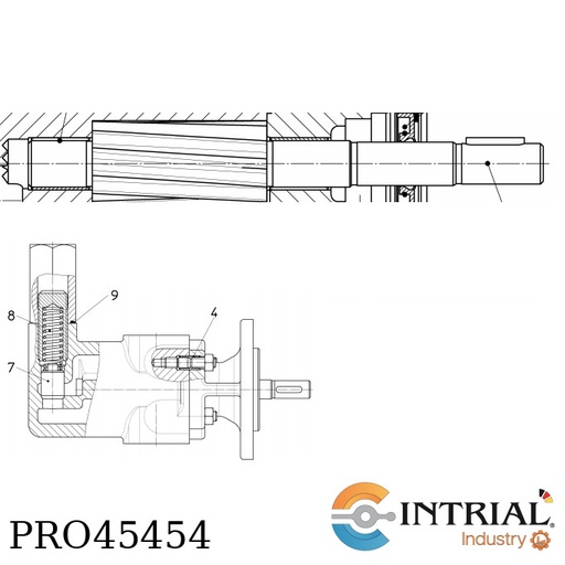 [EAR052020060EC55] Gear pump , Spare parts