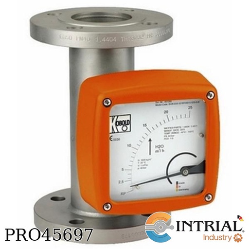 [BGN-S80-208R-V-0-F-0-0-S-2-0-0-K] All-Metal Variable Area Flowmeter,Process temperature <= 200°C for local indication BGN,Range (water
