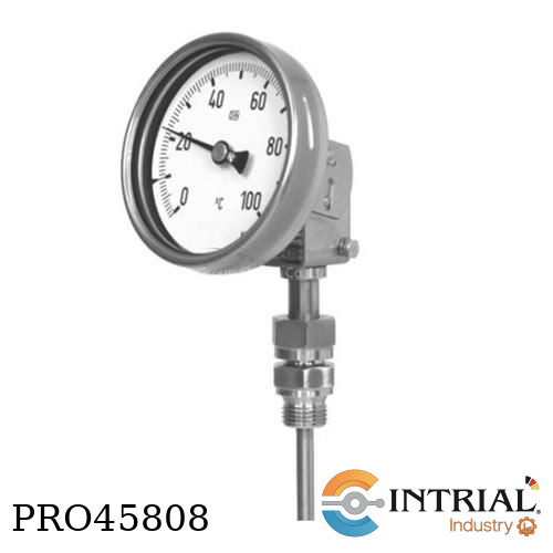 [FTh160ChD482(64383482)+64527+64460] TERMOMETRO ANGULO VARIABLE, 0 a 200 º C, 6''(160 mm)