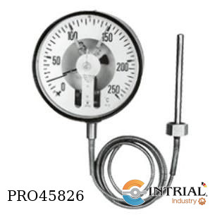 [TNF-0F-3-24-E-1A-M30-Y] Capillary Thermometers diam. 100 acc. DIN EN 13190