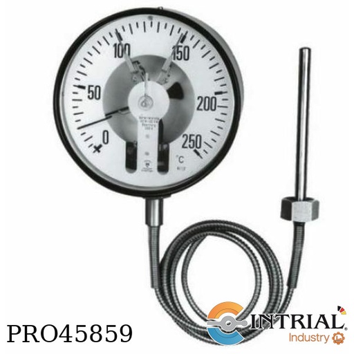 [TNF-0F-2-10-E-41-Y] Capillary Thermometers diam. 100 acc. DIN EN 13190