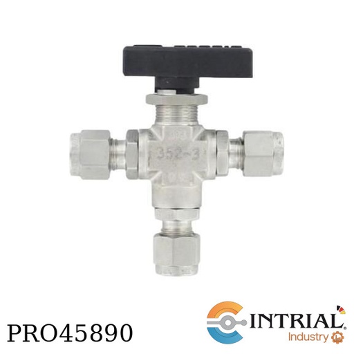 [3MSV-SF450] COMPACT 3-WAY BALL VALVE