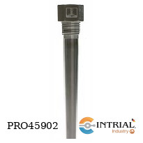 [TWL-0000-N-BN4A-0(40mm)] Thermowells for Temperature Sensors, 1/2 NPT male, PN 25, 75mm