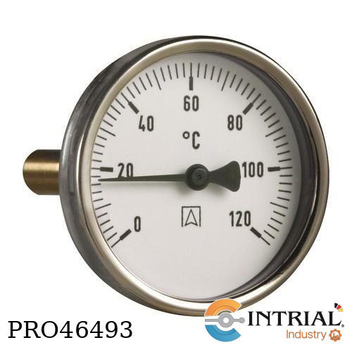 [BiTh63-D312-0a120C] Termometro Bimetalico, 120C,