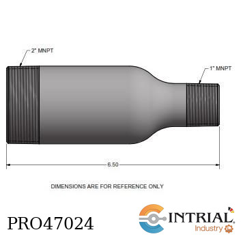 [000795] Reducer Concentric 2" MNPT X 1" MNPT