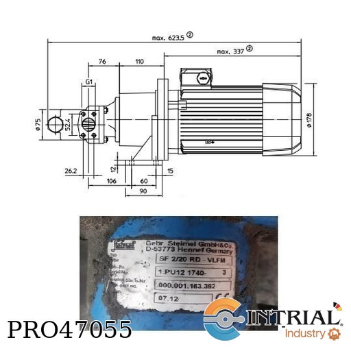 [ASF2/20RD-210238R] Gear pump unit SF 2/20 RD - VLFM