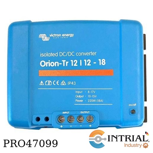 [Orion-Tr12/12-18(220W)] CONVERTIDOR AISLADO 220 WATT
