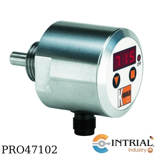 [TDA-15H2-N4-0-P-3M+ZUB-KAB-12K005] Electronic temperature sensor with 3 digit LED Display