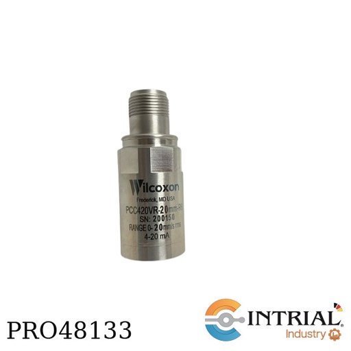 [PCC420V-R-20MM-R6] RMS and peak velocity loop powered sensors