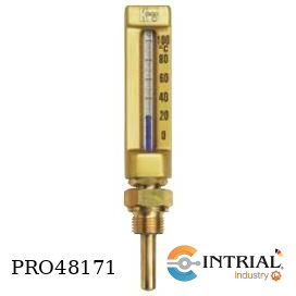 [TGL-51-16-C-160-N] V-Form Glass Thermometers for Machines
