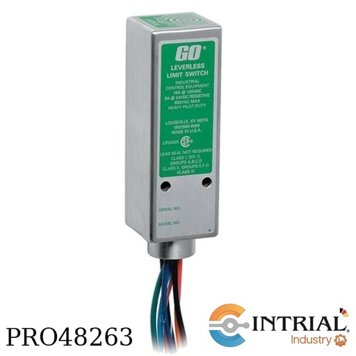 [35-13319M] LEVERLESS LIMIT SWITCH, SWITCH 3-4 AMP 24 VDC