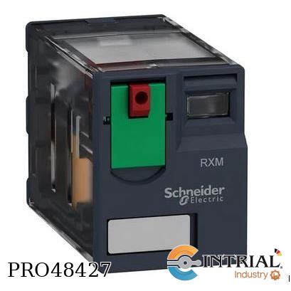 [RXM4AB1B7] Harmony, Miniature plug-in relay, 6 A, 4 CO, with lockable test button, 24 V AC