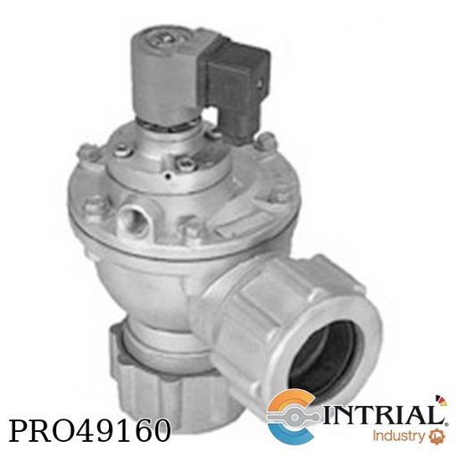 [CA45DD] SOLENOID PULSE JET VALVE, -10~200°C high working temperatura, Size: 45mm