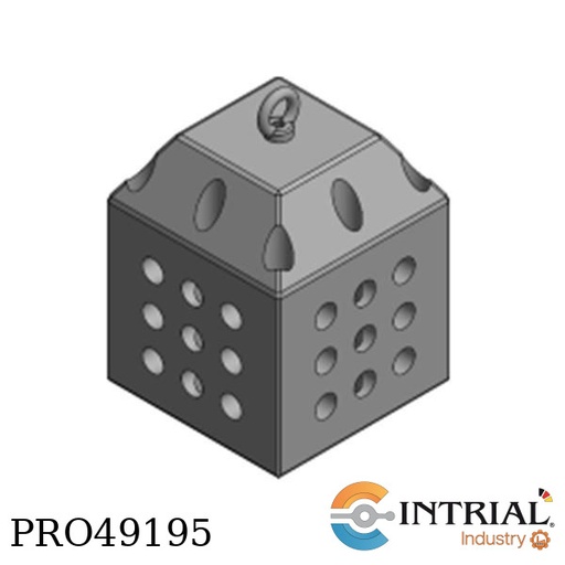 [PRO49195] ​TEFLON 8", 203.2 x 203.2 x 260 mm