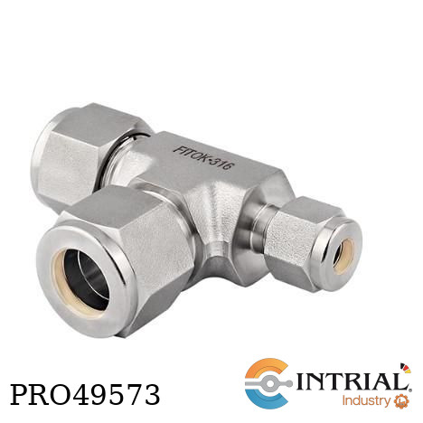 [FTII-230-38OD-X-14T-FD] Tubing Fitting Inox Union Tee (D1-D2-D1)