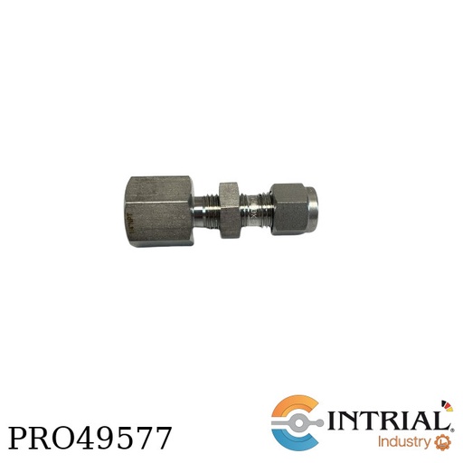 [FTII-160-14OD-F-14-FD] Tubing Fitting Inox Union Pasamuro (D-FT)