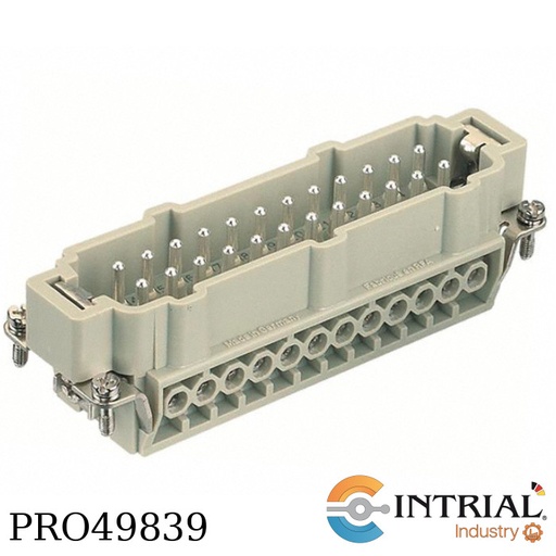 [09330242601] CONECTOR MACHO 24 PINES Marca:Harting Codigo: 09 33 024 2601