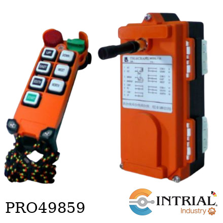 [F25-6S-TR] TELECRANE F25-6S Radio Remote Controller Telecrane F25-6S-TR (1Tx+1Rx) – 220 VAC