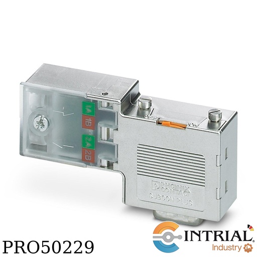 [2313698] Conector ProfiBus, SUBCON-PLUS-PROFIB/90/SC, Entrada de Cable 90º
