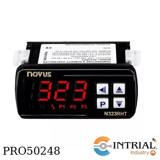 [N323RHT] CONTROLADOR DIGITAL DE TEMPERATURA Y HUMEDAD NOVUS