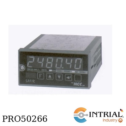 [SAFIR-A1-R0-S1-0-0-E0-1-OP00] MULTI-FUNCTION DIGITAL INDICATOR, PT100 3 Wires