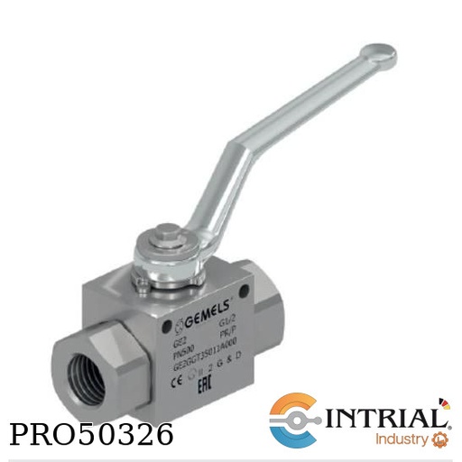 [GE2GGT53044A000] VALVULA DE BOLA 2 VIAS GE2-1 BSP INOX SS