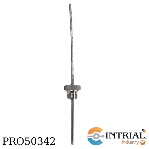 [MWE-1-6-N15-A-4-S-0(310mm)] Screw-In Resistance Thermometers with cable MWE-1-6-N15-C-3-S-0 Diameter / length immersion tube, 6m