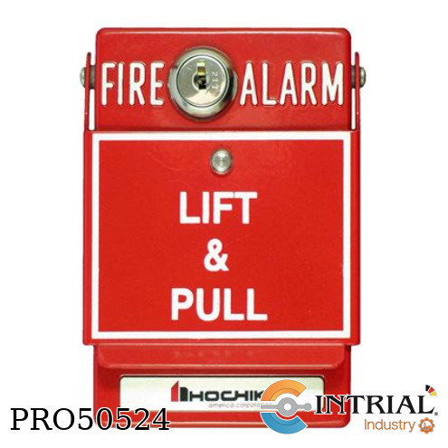 [AMS-KL-LP] Estación Manual Direccionable de Doble Acción con Llave HOCHIKI AMS-KL-LP