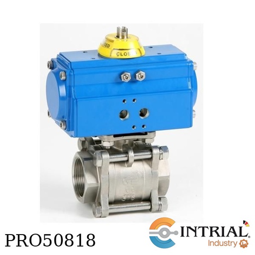 [GNP-135/S5(5025-09-148)] Válvula esfera 3 piezas / Actuador GNP