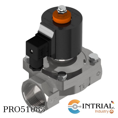 [28341] VALVULA SOLENOIDE, 1.1/2"NPT, INOX, FKM, 220VAC, N.C.