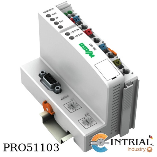 [750-303] PROFIBUS DP fieldbus coupler; 1. Generation; 12 MBd WAGO