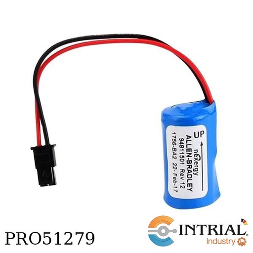 [1756-BA2] BATTERY ASSEMBLY, 3 VDC 1200 MAH LITHIUM
