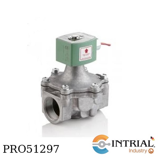 [EF8215B50] VALVULA SOLENOIDE, 1" NPT 2 VIAS N.C 120/60