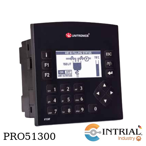 [V130-33-TR34] V130 SERIES PLC/GRAPHIC HMI UNITRONICS 24 VDC
