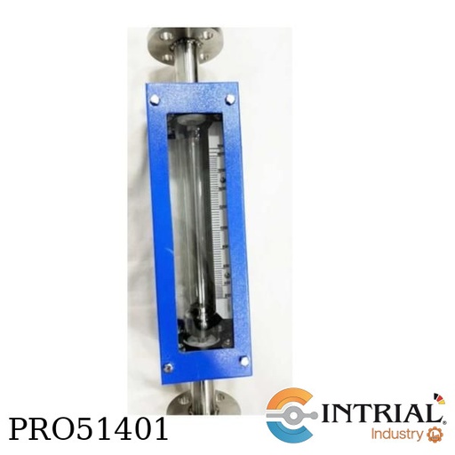 [GT-555-FL] ROTÁMETRO DE TUBO DE VIDRIO, 3 to 20m3/hr, 1.5 BAR, Density: 1200 kg/m3
