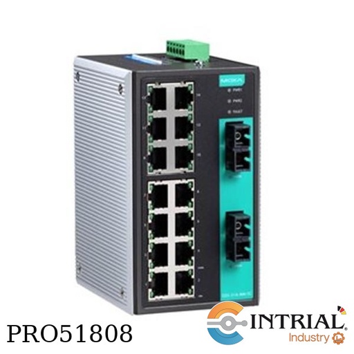 [EDS-316-SS-SC] INDUSTRIAL UNMANAGED ETHERNET SWITCH WIT