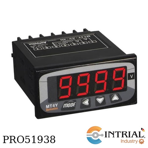 [MT4Y-DV-4N] VOLTIMETRO LED, 0 ~ 500 VCC