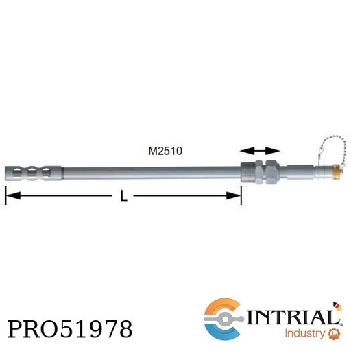 [M2510-T10-K03005-5] M2510-T10-K03005-5 Probeta Microcor CILINDRICA  Fija