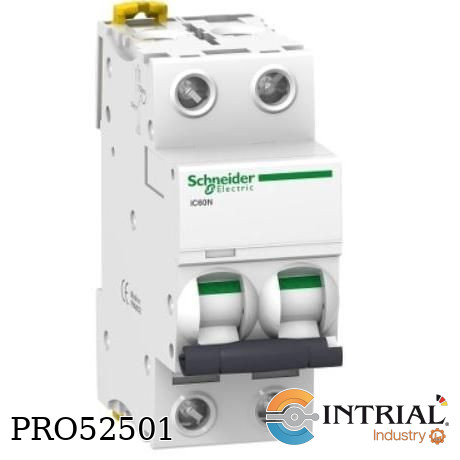 [A9F74216] Interruptor Termomagnético Riel Acti 9 iC60N 2P 16A Curva C 6 kA