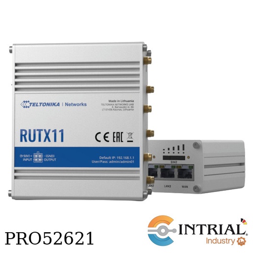 [RUTX11] RUTX11000100 / RUTX11 LTE Cat 6 Router TELTONIKA