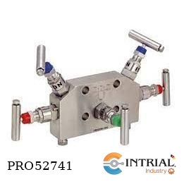 [ZUB-PAD-5BMD] Valve Blocks Kobold 5-way, 316L SS, 414 bar