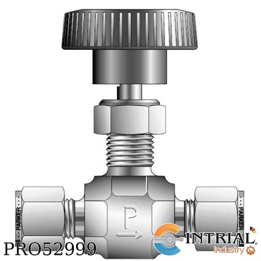 [4M4F-V6LK-SS] NEEDLE VALVE PARKER, 316SS, 1/4NPT, 5000 PSI