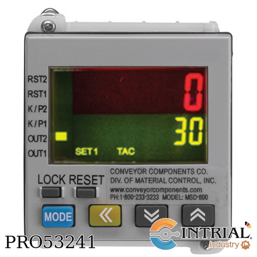 [MSD-800] DUAL SET POINT MOTION CONTROLLER (AC POWER)  CONVEYOR-COMP  100 V - 240 V AC 0 to 50 °C