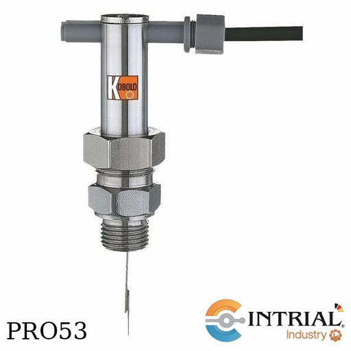 [PSE-11-498-N-1-5-R-1] Interruptor de Flujo Tipo Paleta PSE, Laton, 1/2" NPT, N/O, Cable 15 mts